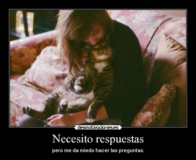 Necesito respuestas - 