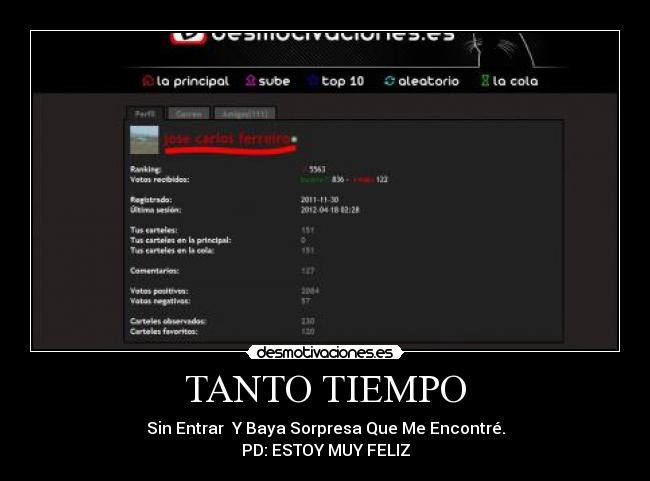 TANTO TIEMPO - 