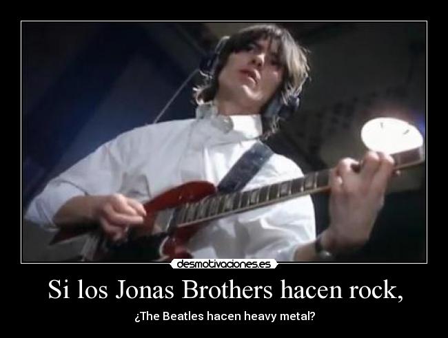 carteles rock beatles harrison desmotivaciones