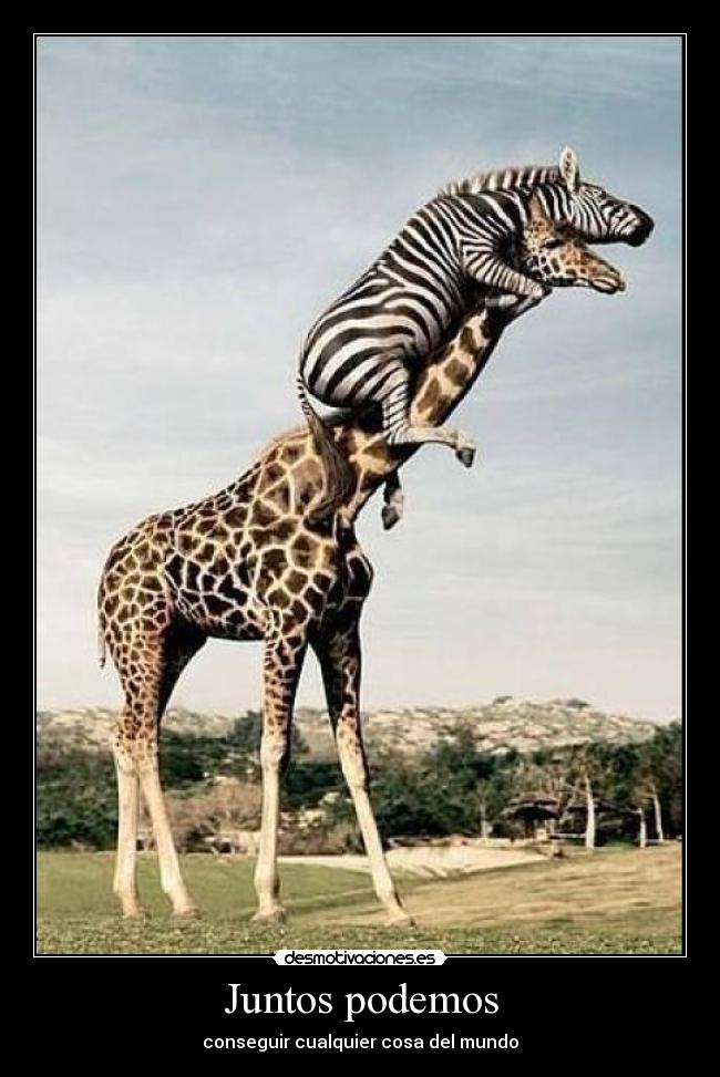 Juntos podemos - conseguir cualquier cosa del mundo