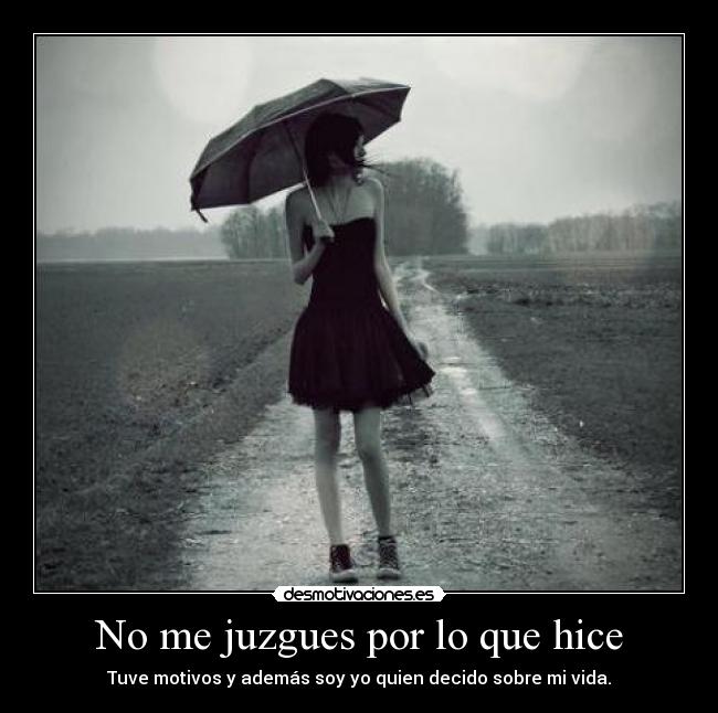 No me juzgues por lo que hice -