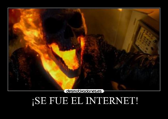 ¡SE FUE EL INTERNET! -