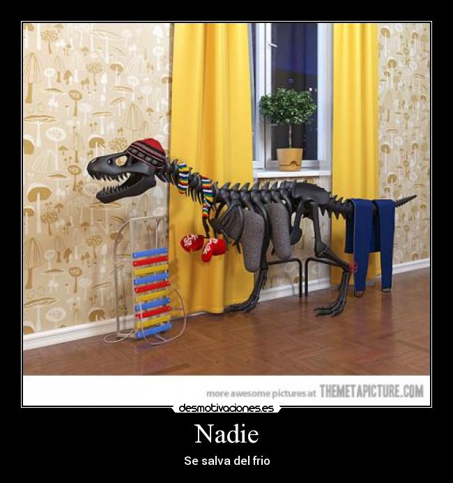 Nadie - Se salva del frio