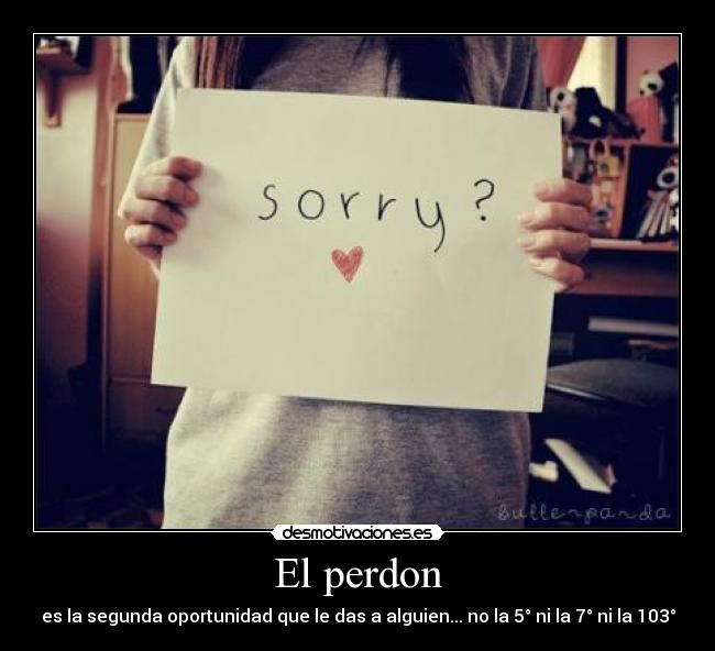 El perdon -