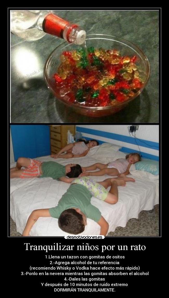 carteles dormir ninos desmotivaciones