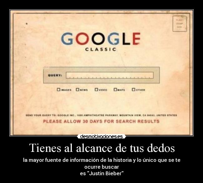 Tienes al alcance de tus dedos -