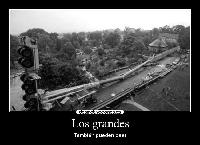 Los grandes - También pueden caer