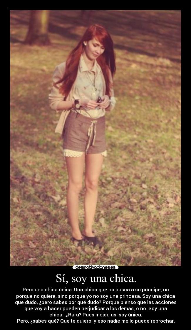 Sí, soy una chica. - 