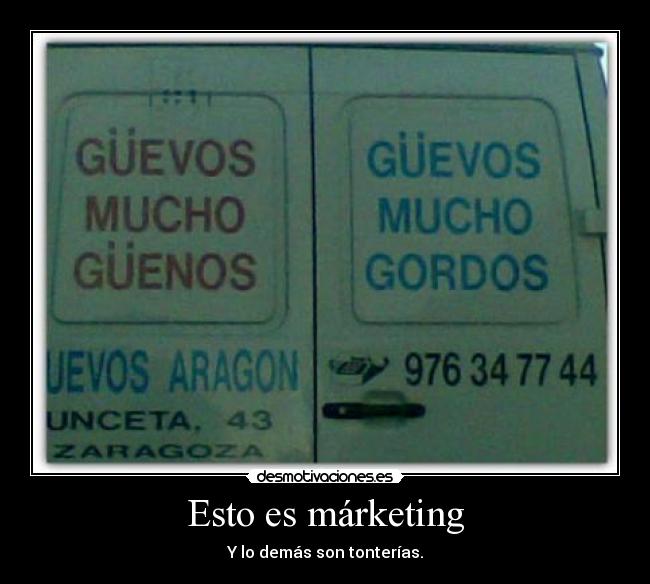 carteles marketing desmotivaciones