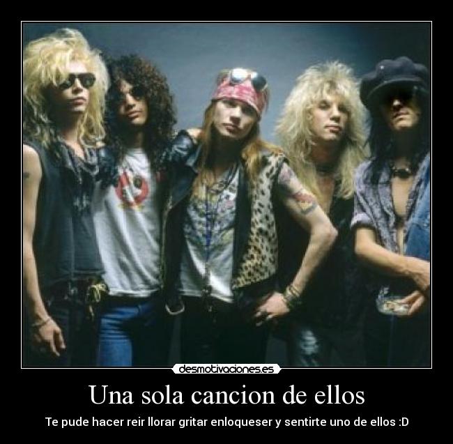 Una sola cancion de ellos - 