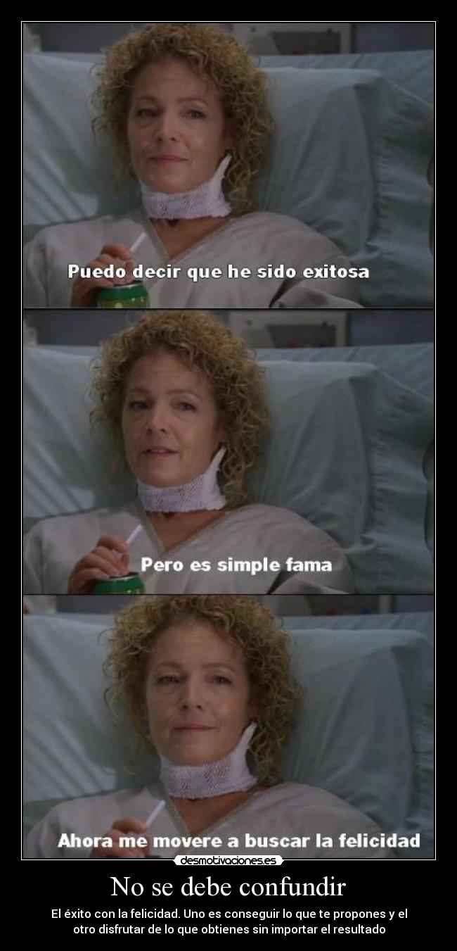 No se debe confundir - 