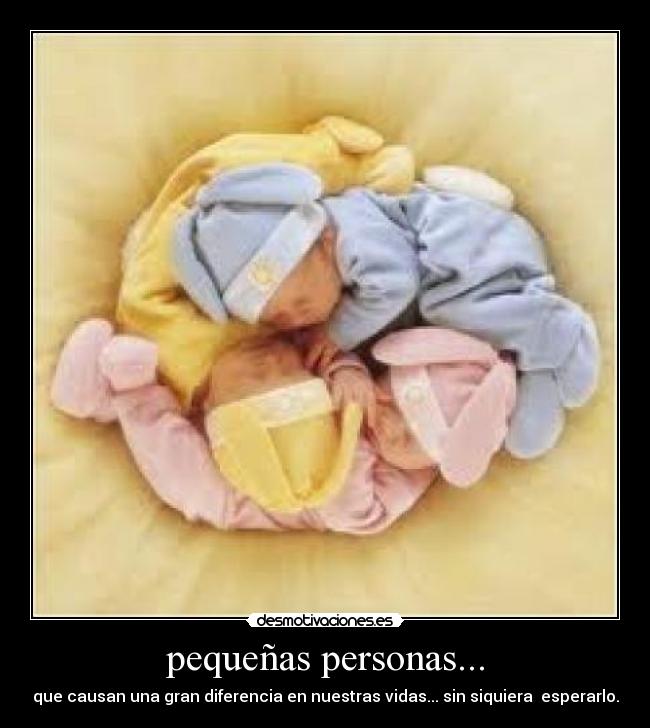 pequeñas personas... -