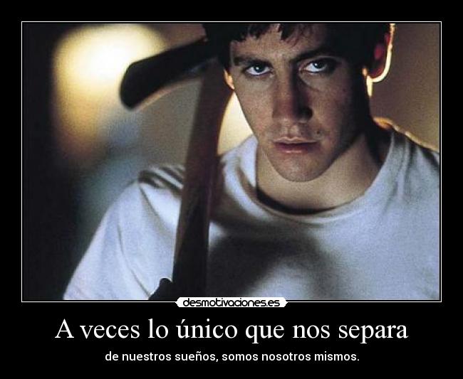 A veces lo único que nos separa - 