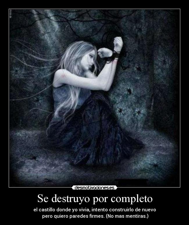 Se destruyo por completo -