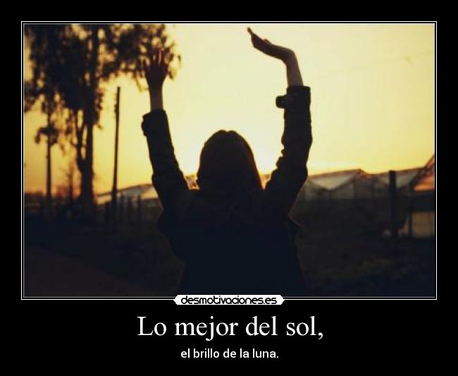 Lo mejor del sol, - 