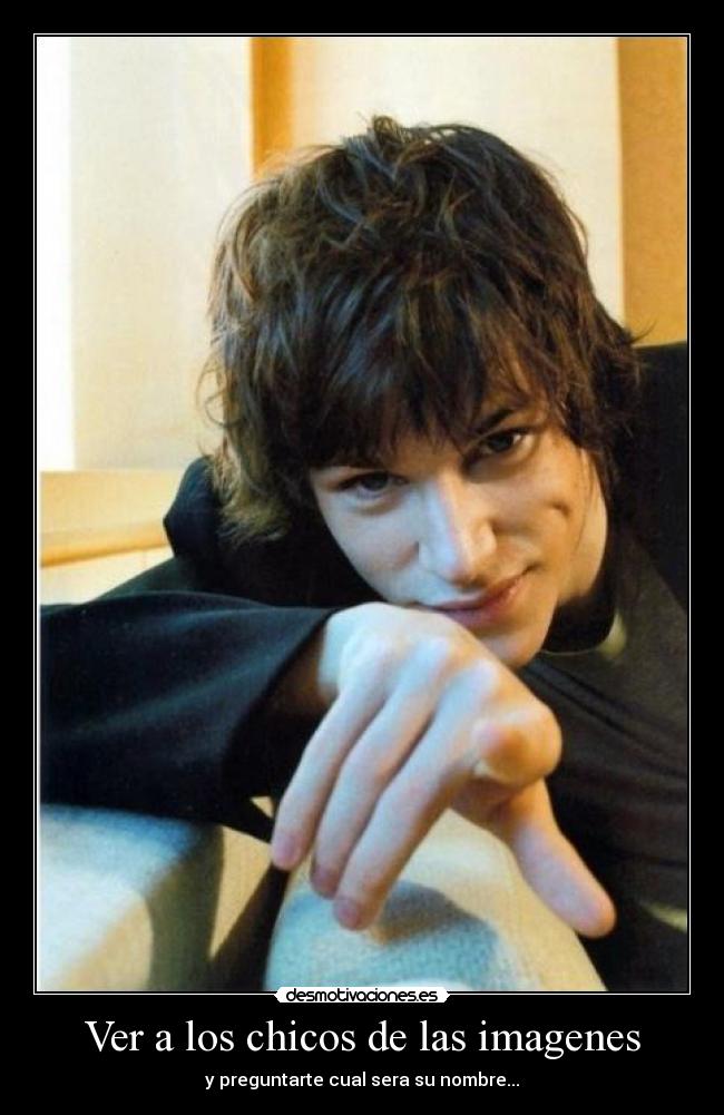Ver a los chicos de las imagenes - y preguntarte cual sera su nombre...