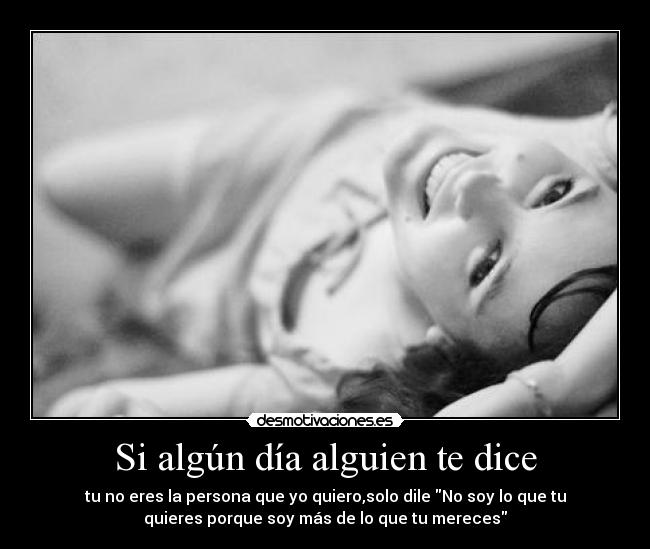 Si algún día alguien te dice - 