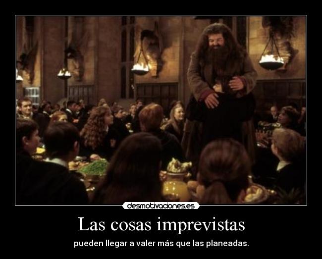 Las cosas imprevistas -