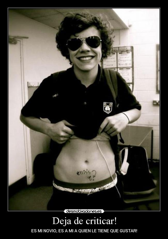 Deja de criticar! -