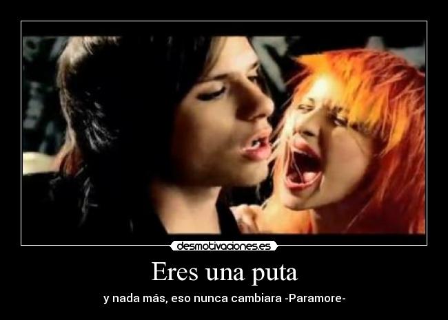 carteles paramore misery business paraelmundo quemebajo desmotivaciones