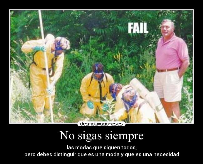 No sigas siempre - 