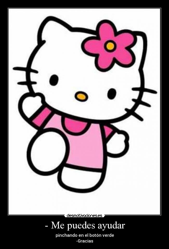 carteles hello kitty desmotivaciones