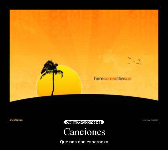 Canciones - Que nos dan esperanza