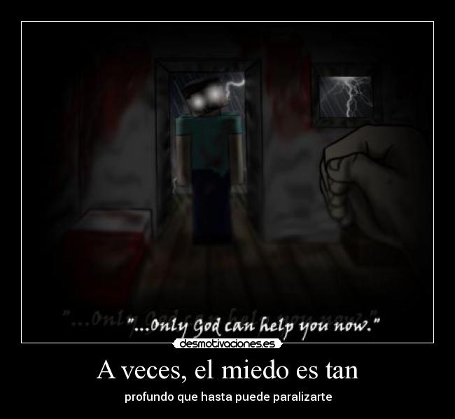 carteles miedo herobrine minecraft desmotivaciones