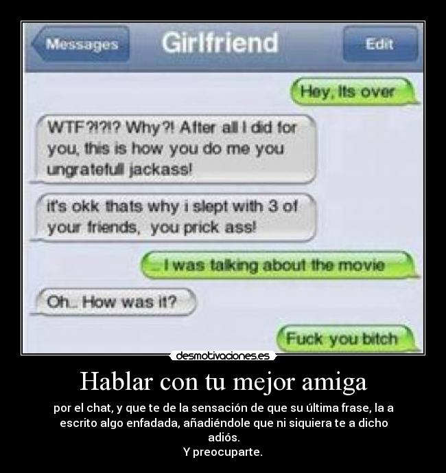 Hablar con tu mejor amiga -