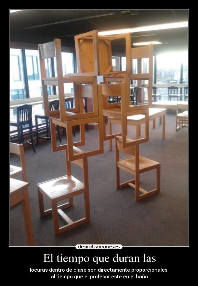 El tiempo que duran las -