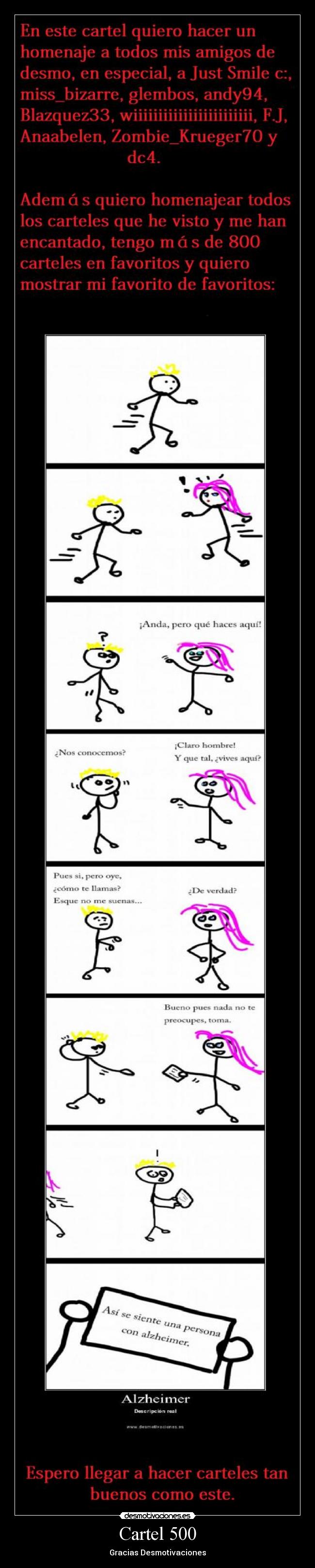 Cartel 500 - Gracias Desmotivaciones