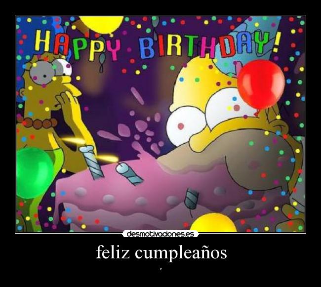 feliz cumpleaños -
