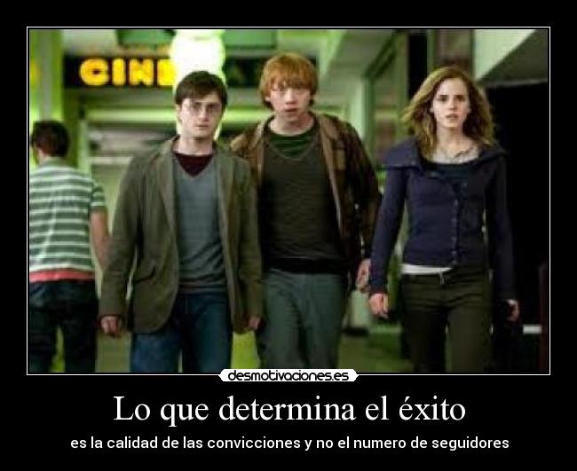 Lo que determina el éxito -