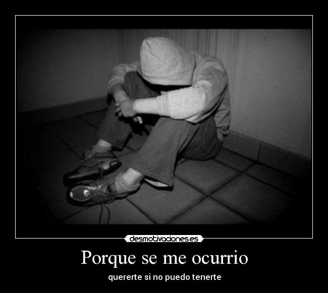 Porque se me ocurrio -