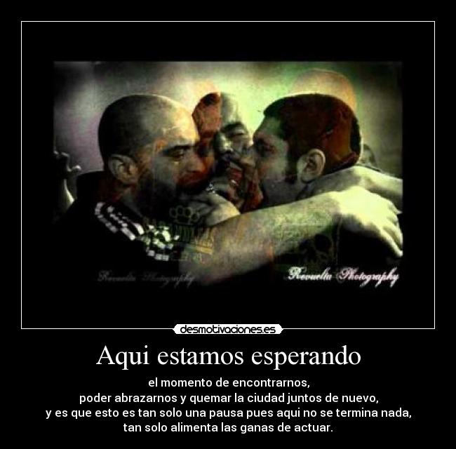 Aqui estamos esperando -