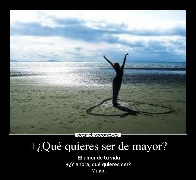 +¿Qué quieres ser de mayor? -