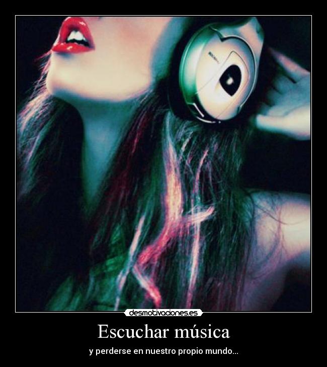 Escuchar música -