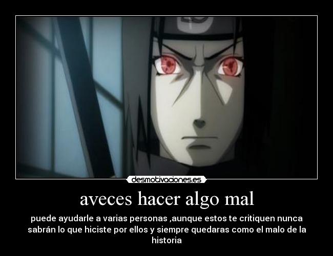 carteles itachi desmotivaciones