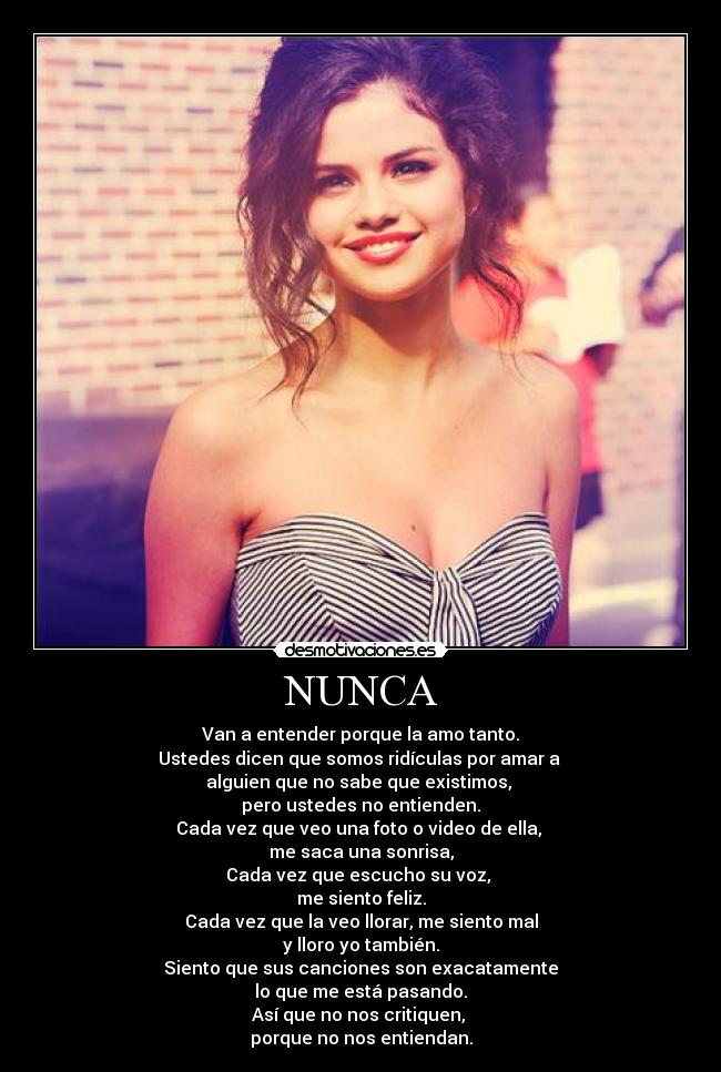 carteles selena gomez desmotivaciones