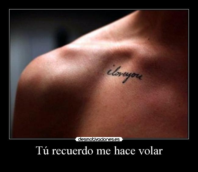 Tú recuerdo me hace volar -