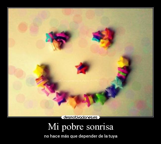 Mi pobre sonrisa - 
