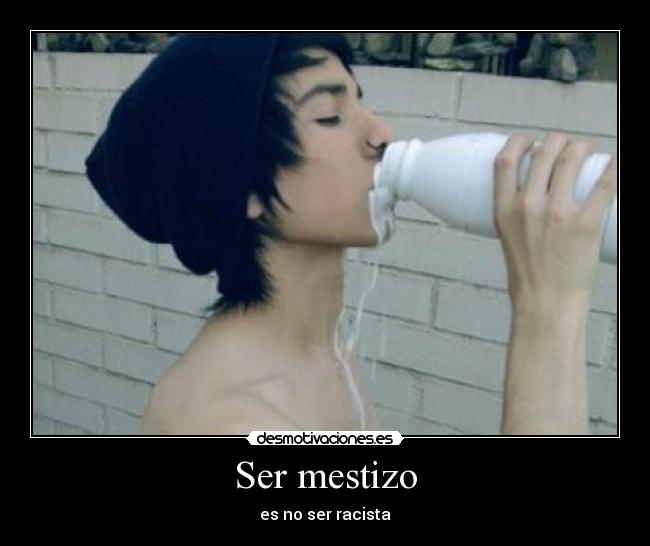 Ser mestizo - es no ser racista