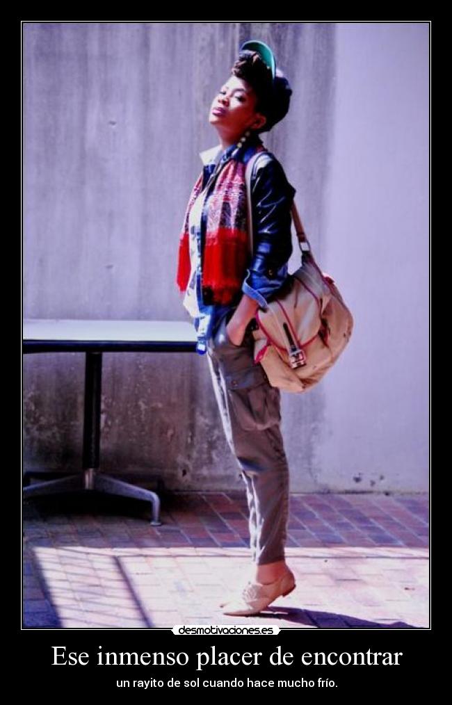 Ese inmenso placer de encontrar -