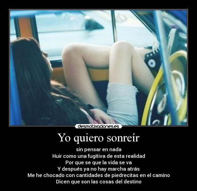 Yo quiero sonreír - 