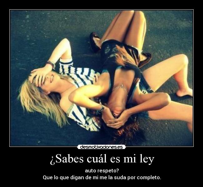 ¿Sabes cuál es mi ley - 