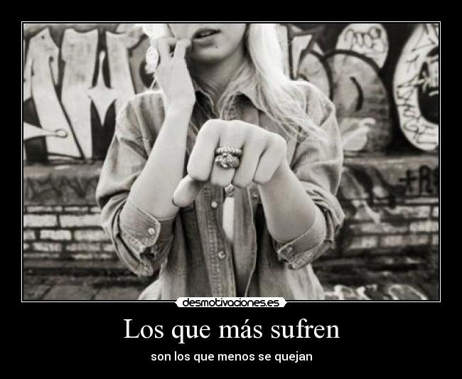 Los que más sufren - 