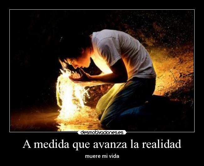 A medida que avanza la realidad -