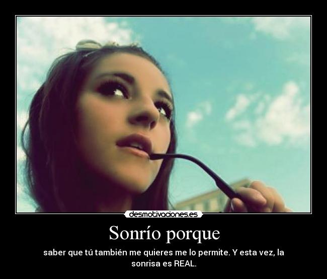 Sonrío porque - 