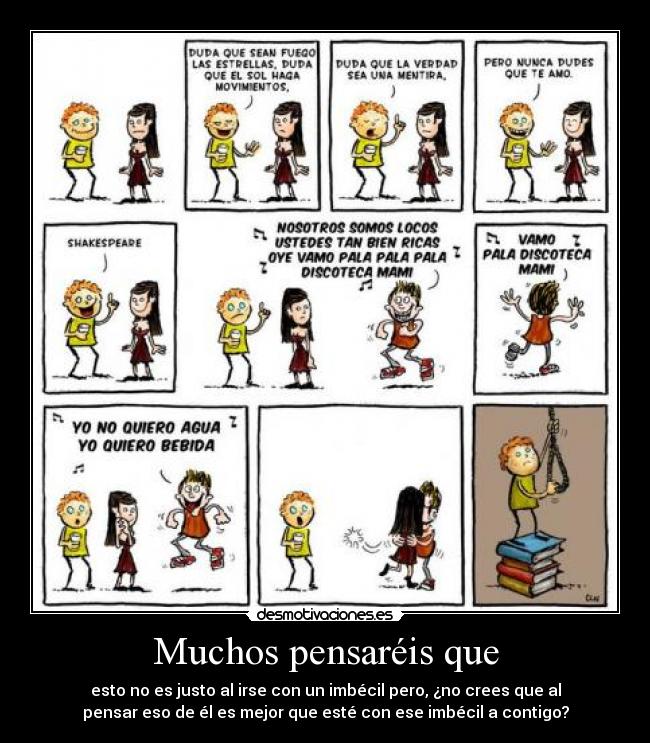 Muchos pensaréis que - 