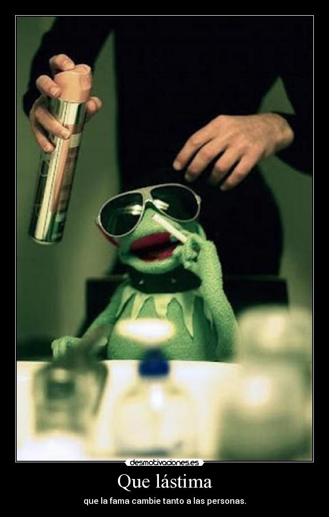 carteles rana gustavo que era antes desmotivaciones